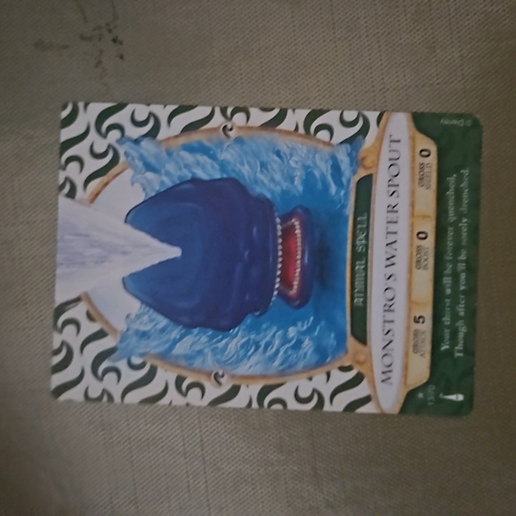 Monstro's Water Spout Sorcerer's of The Magic Kingdom Card - Picture 1 of 2